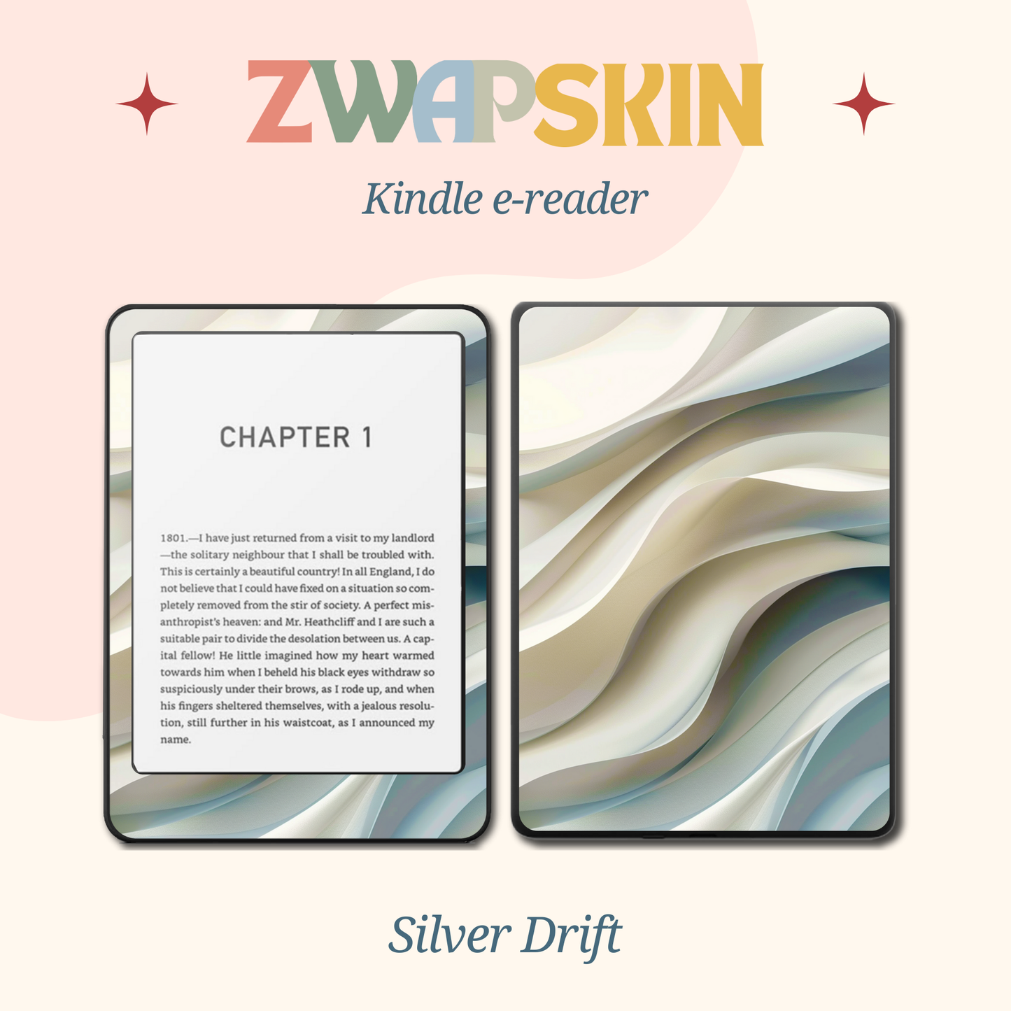 Kindle Skin – Soft Waves