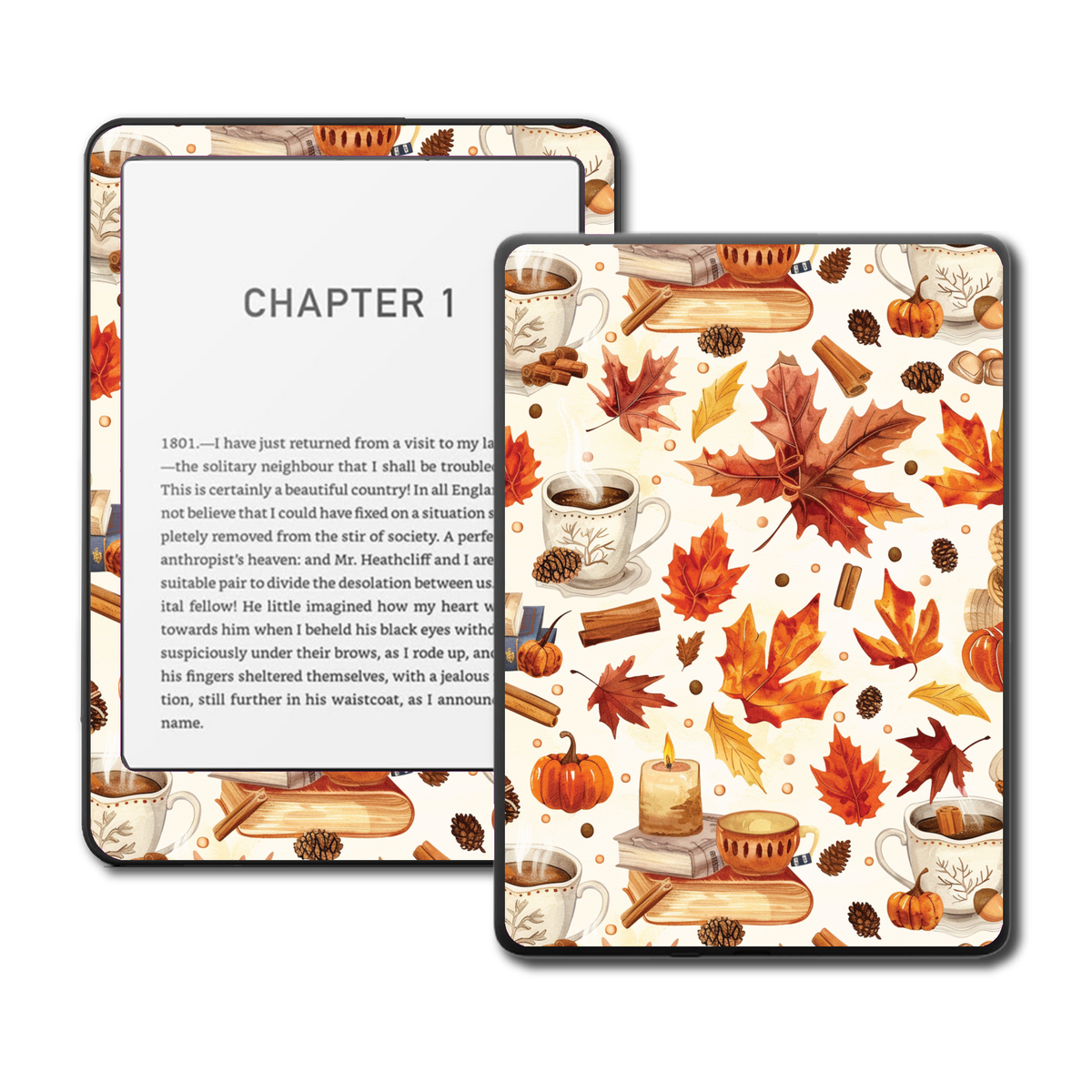 Leaf Brew Kindle, Kobo and ColorSoft e-reader skin mockup