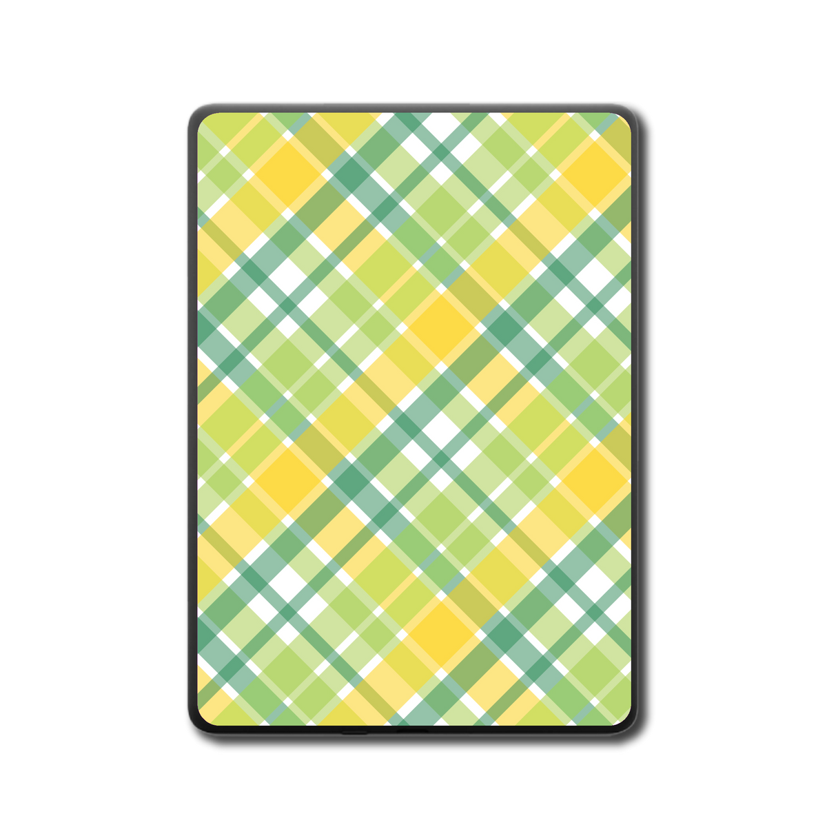 Lemon Meadow e-reader skin back mockup