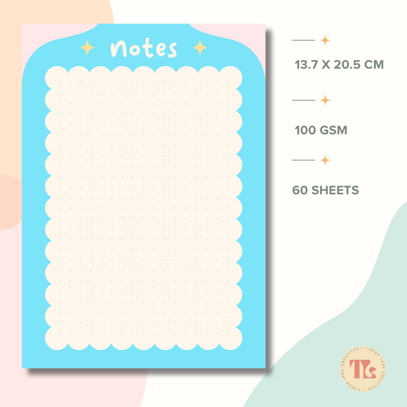 Notepad- Fold Duo Refill - Bubblegum Bliss