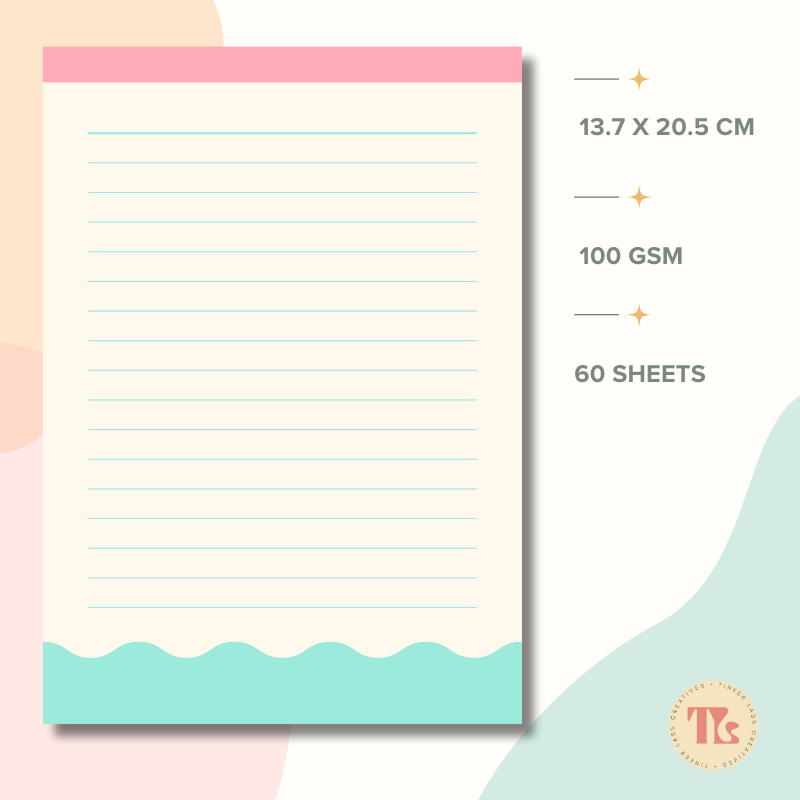 Notepad- Fold Duo Refill - Bubblegum Bliss