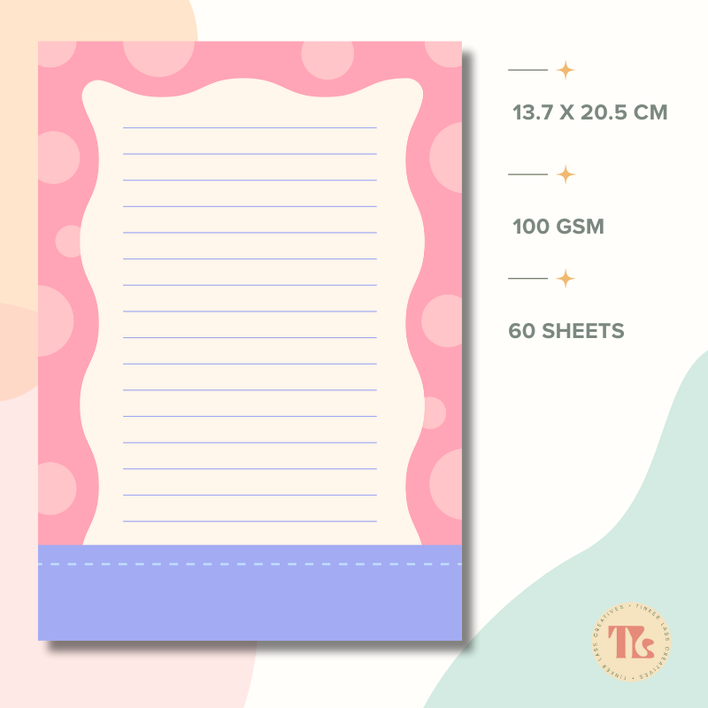 Notepad- Fold Duo Refill - Bubblegum Bliss