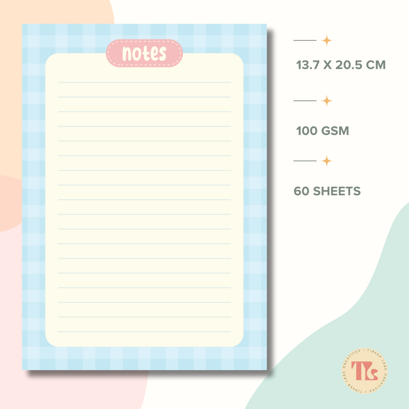 Notepad- Fold Duo Refill - Gentle Tones