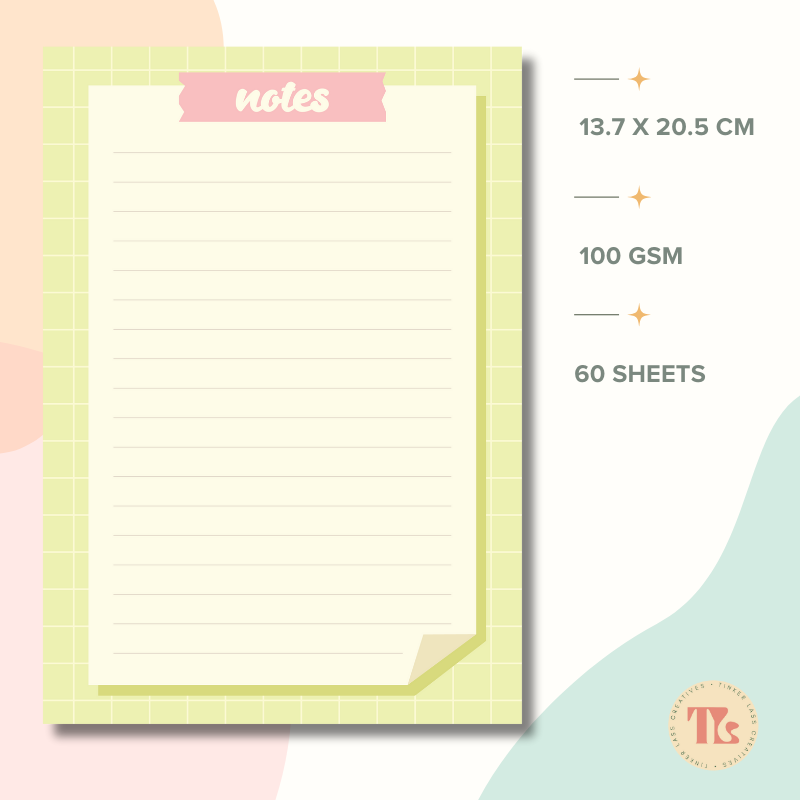 Notepad- Fold Duo Refill - Gentle Tones