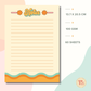 Notepad- Fold Duo Refill - Groovy Vibes