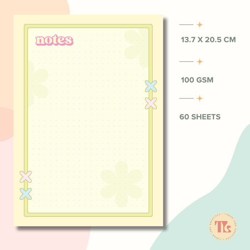 Notepad- Fold Duo Refill - Macaron Moments