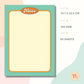 Notepad- Fold Duo Refill - Macaron Moments