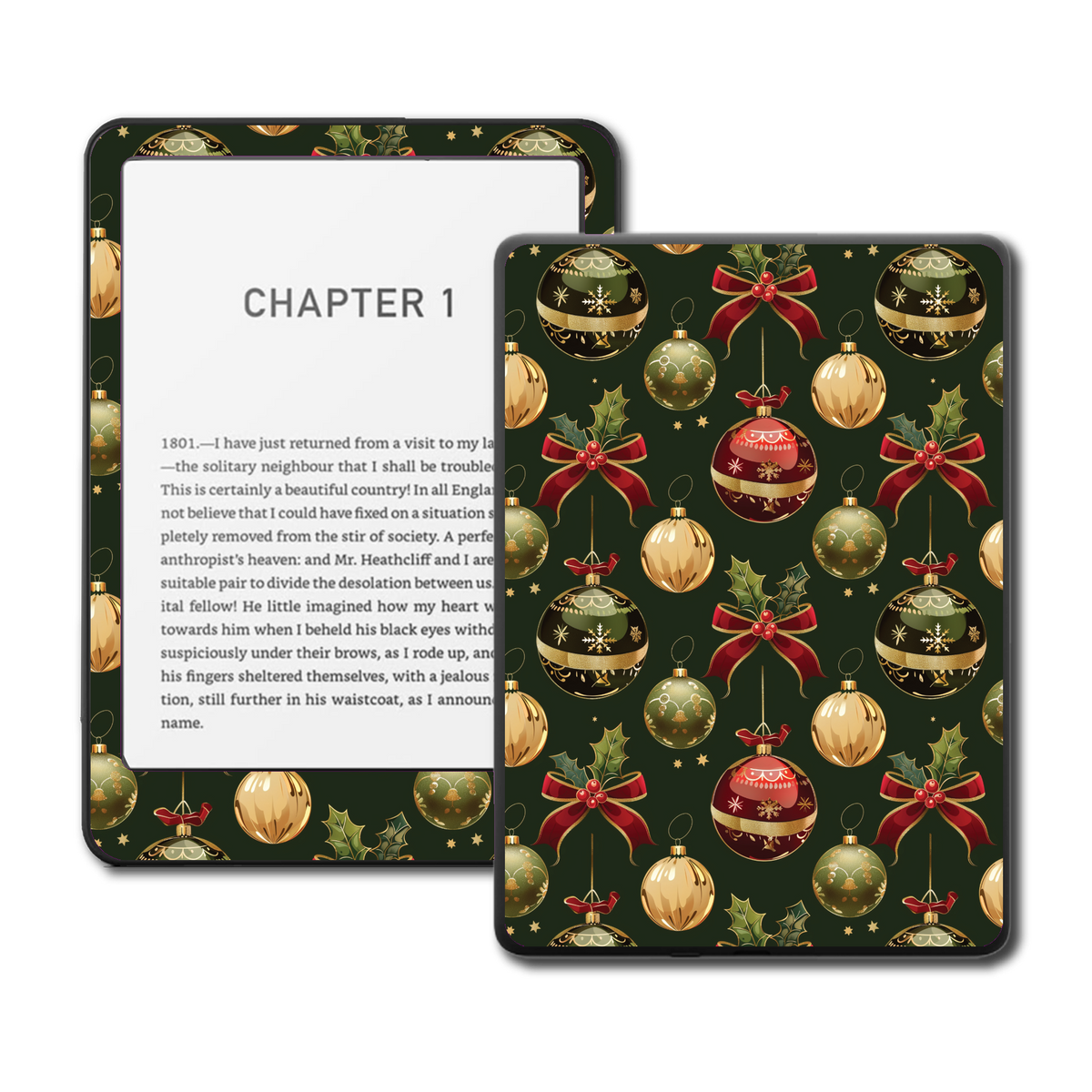 Ornament Glow Kindle, Kobo and ColorSoft e-reader skin mockup