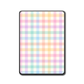 Pastel Plaid Dream e-reader skin back mockup