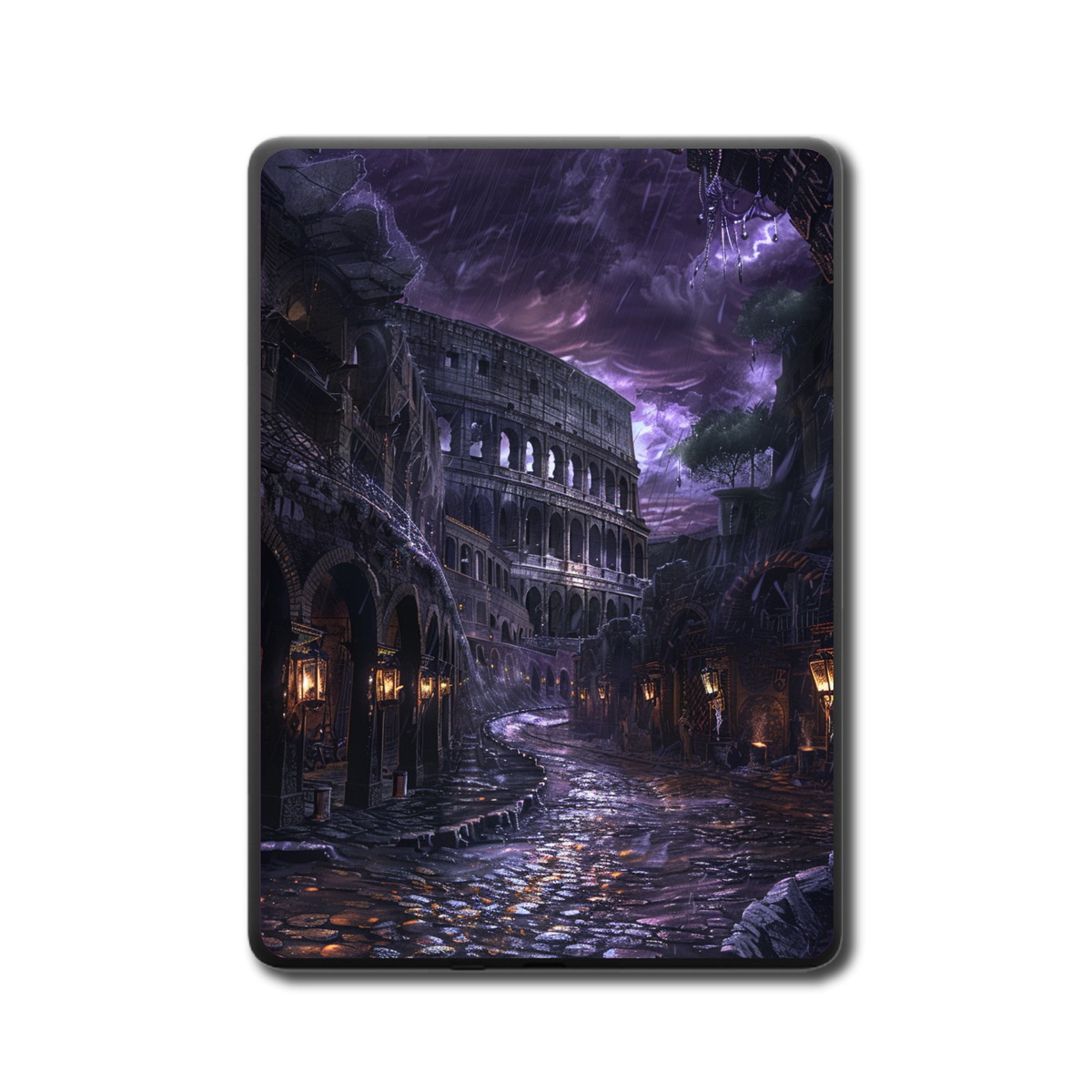 Roman Eclipse e-reader skin back mockup