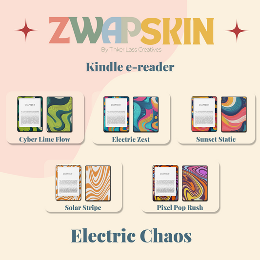 Kindle Skin – Electric Chaos