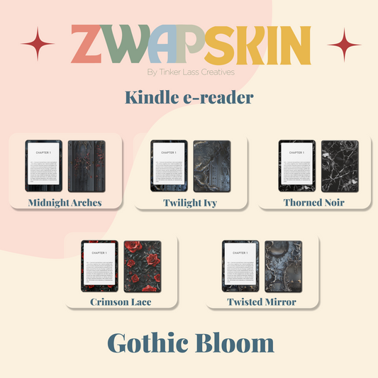 Kindle Skin – Gothic Bloom