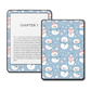 Snow Cuties Kindle, Kobo and ColorSoft e-reader skin mockup