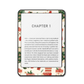 Stocking Charm e-reader skin front mockup