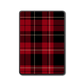 Tartan Noir e-reader skin back mockup