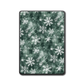 Winter Flakes e-reader skin back mockup