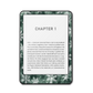 Winter Flakes e-reader skin front mockup