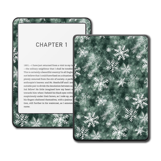 Kindle, Kobo & ColorSoft Skin - Winter Flakes
