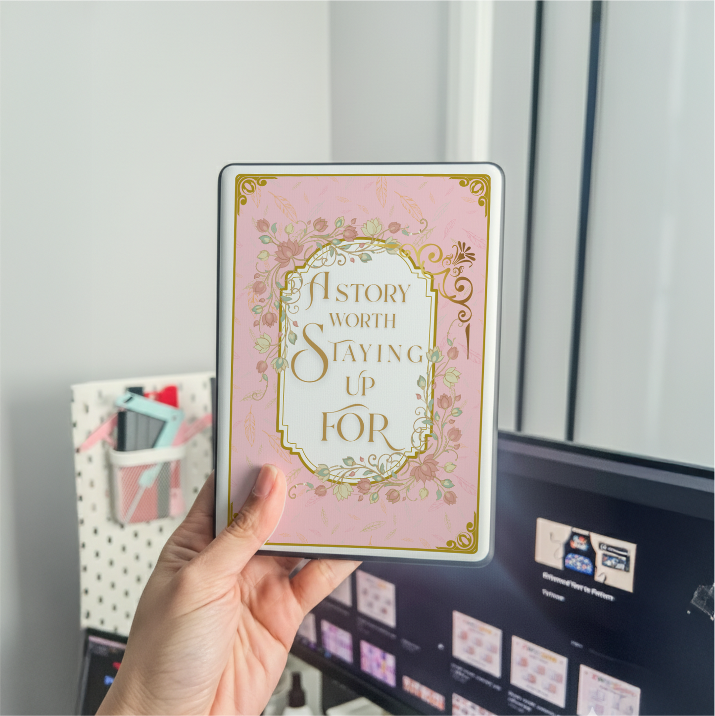 Kindle Skin - Blush Worth Staying