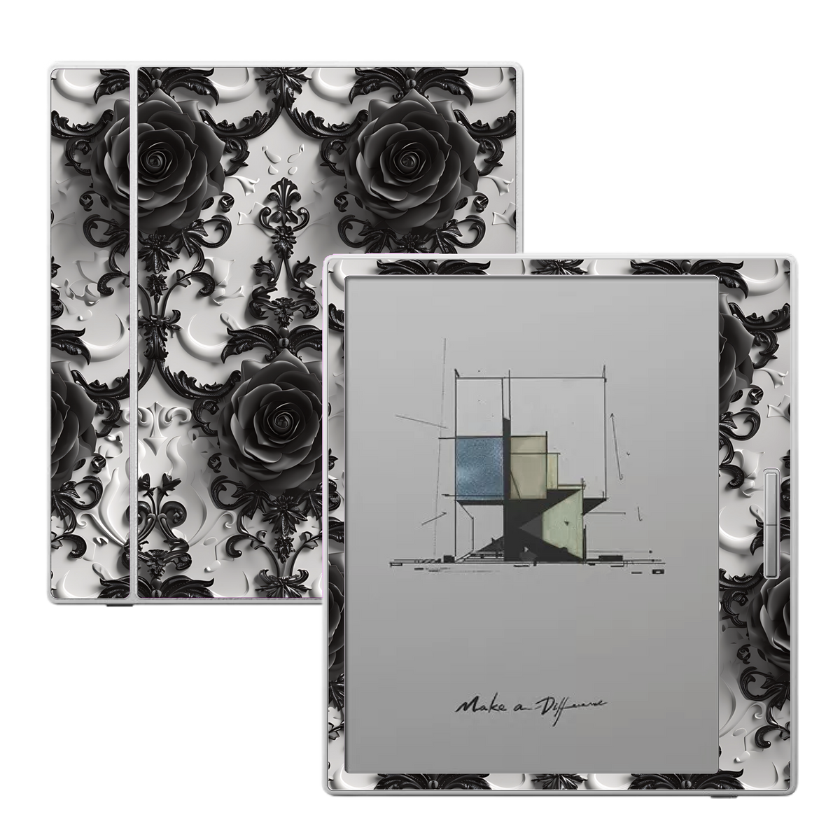 Baroque Rose skin for Boox Go Color 7 and Boox Palma e-readers