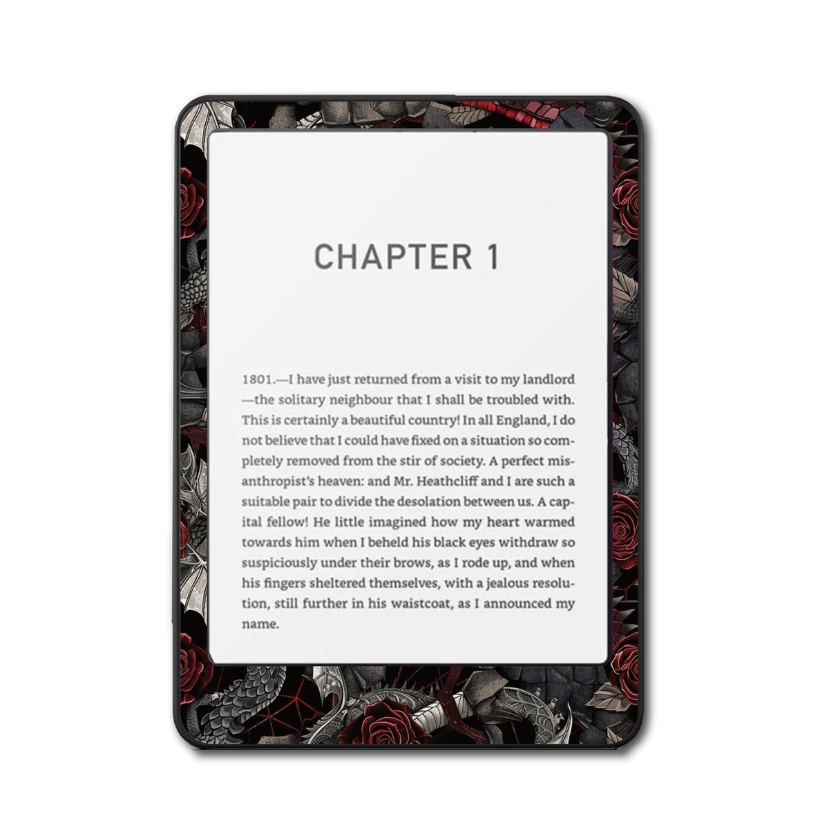 Blood Oath e-reader skin front mockup