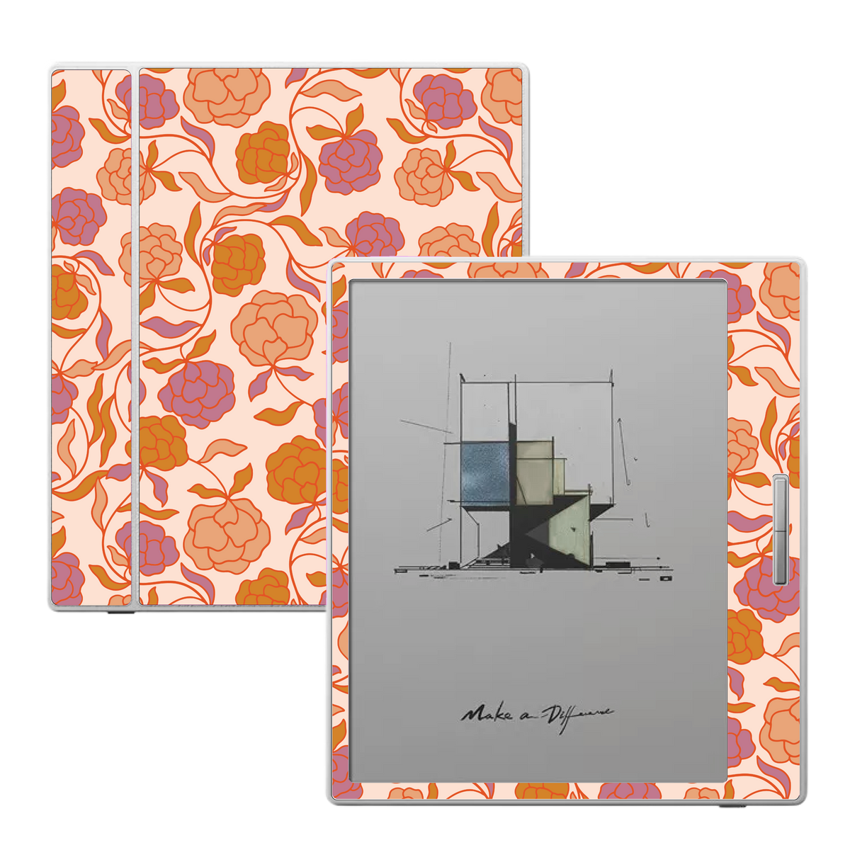 Bloom Waltz skin for Boox Go Color 7 and Boox Palma e-readers