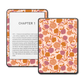 Bloom Waltz Kindle and Kobo e-reader skin mockup