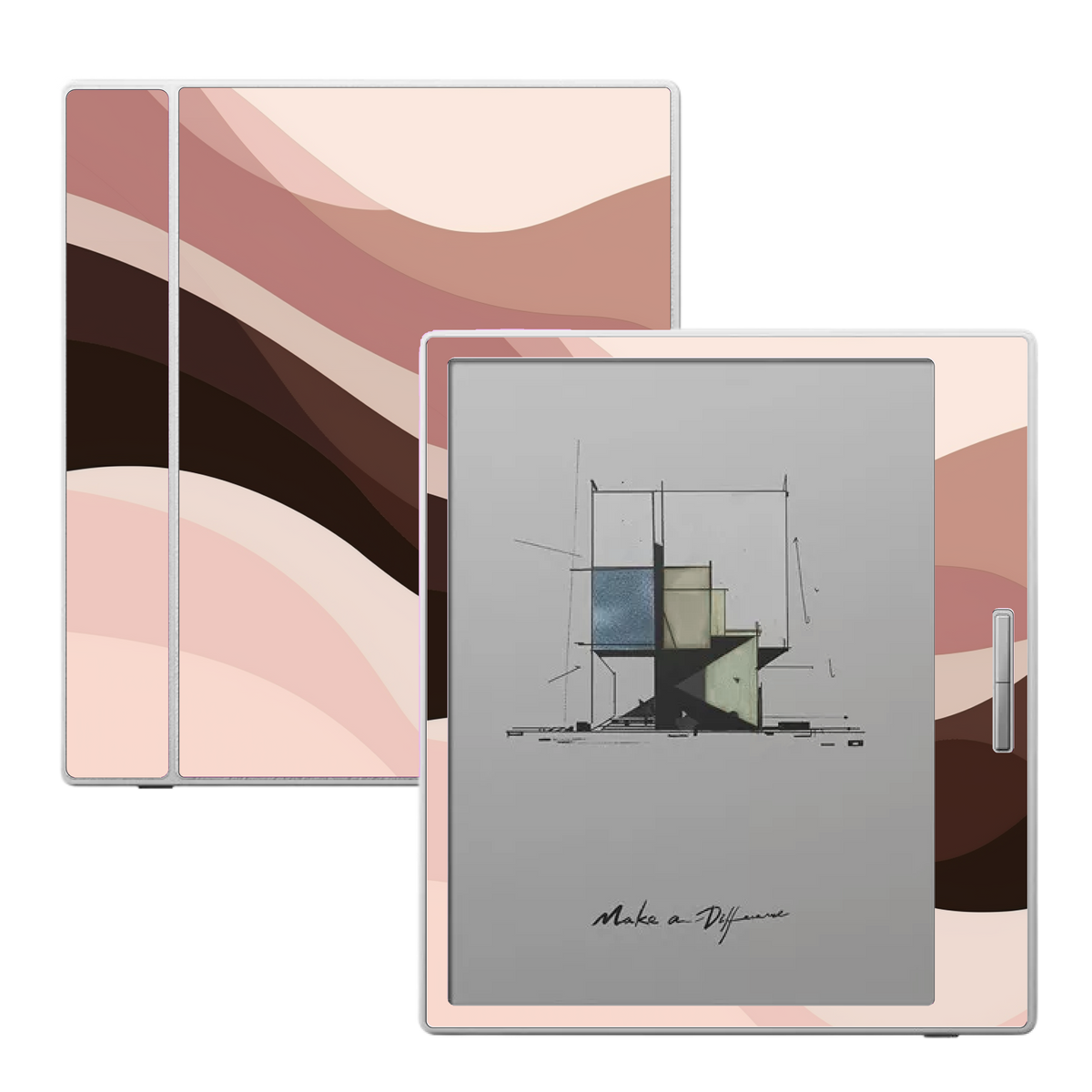 Blush Flow skin for Boox Go Color 7 and Boox Palma e-readers