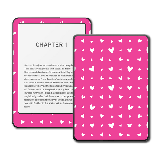 Kindle, Kobo & ColorSoft Skin - Blush Hearts