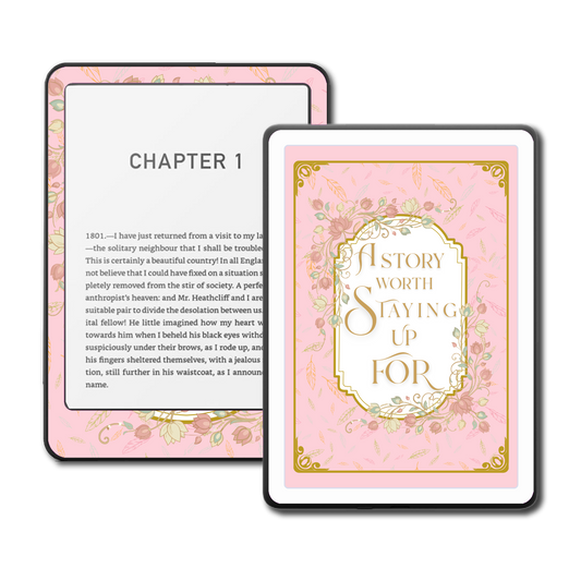 Kindle, Kobo & ColorSoft Skin - Blush Worth Staying