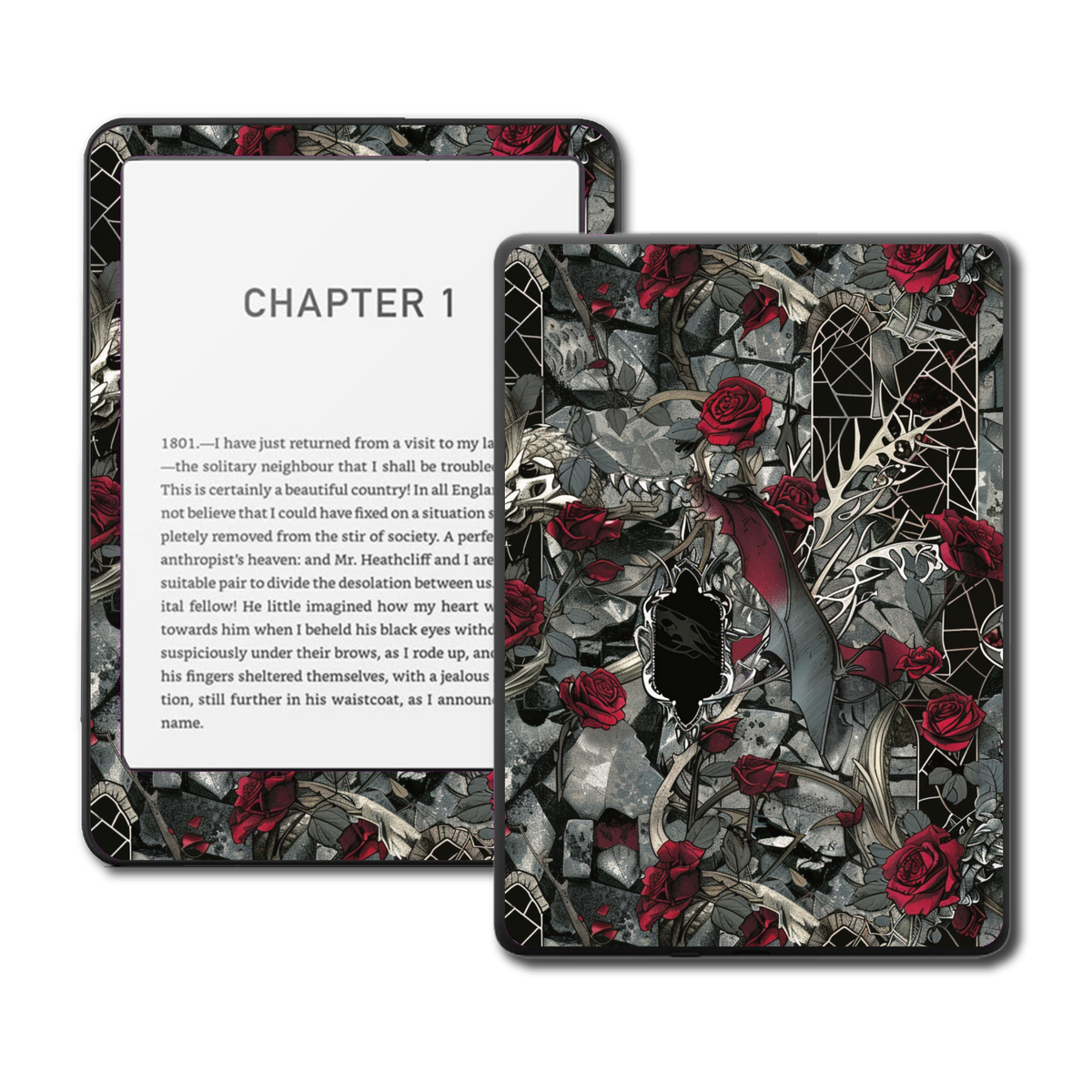 Bone & Rose Kindle Kobo and ColorSoft e-reader skin