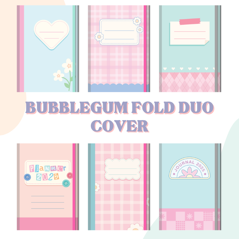 Notepad - Fold Duo Cover - Bubblegum
