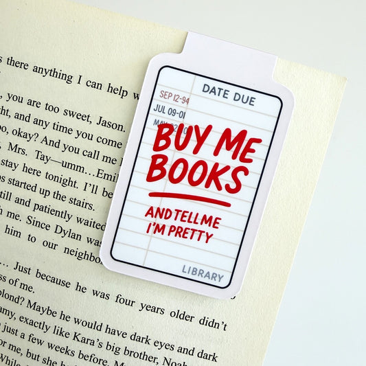 Magnetic Bookmark - Buy Me Books
