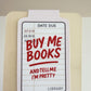 Buy Me Books magnetic bookmark displayed on TinkerLass packaging