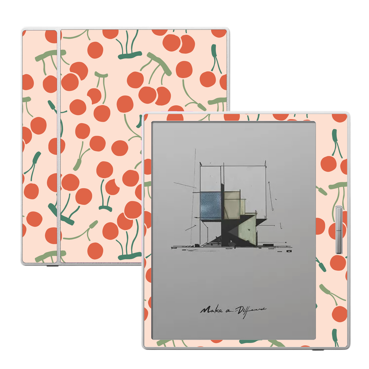 Cherry Sway skin for Boox Go Color 7 and Boox Palma e-readers