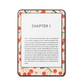 Cherry Sway Kindle and Kobo e-reader skin front mockup