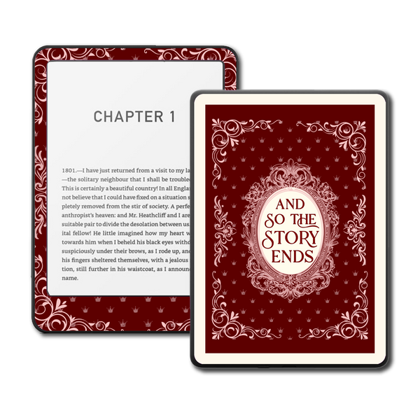 Kindle, Kobo & ColorSoft Skin - Crimson Story Ends