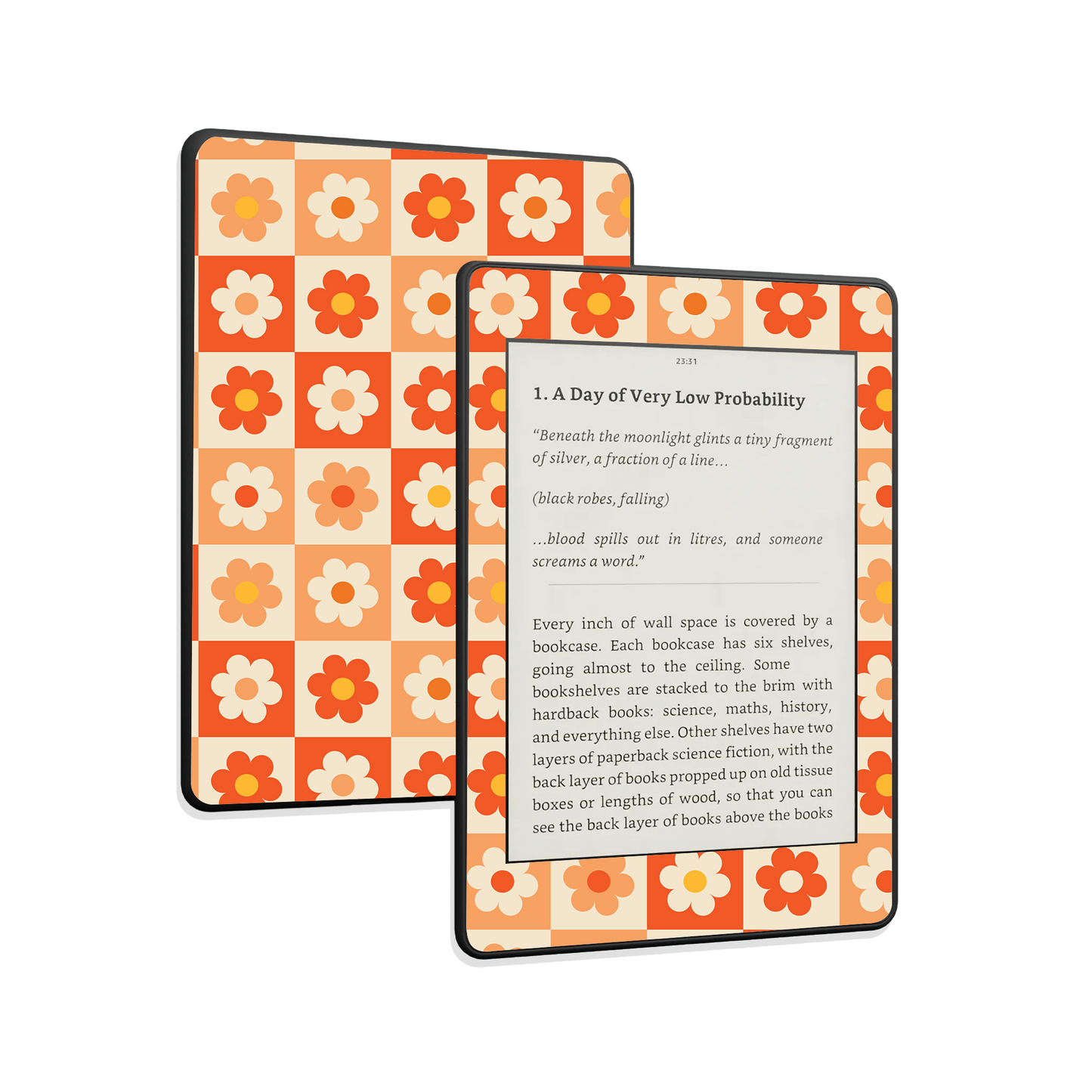 Kindle & Kobo Skin - Daisy Check