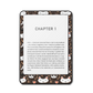 Meowchi Nights cat-themed Kindle skin - front view