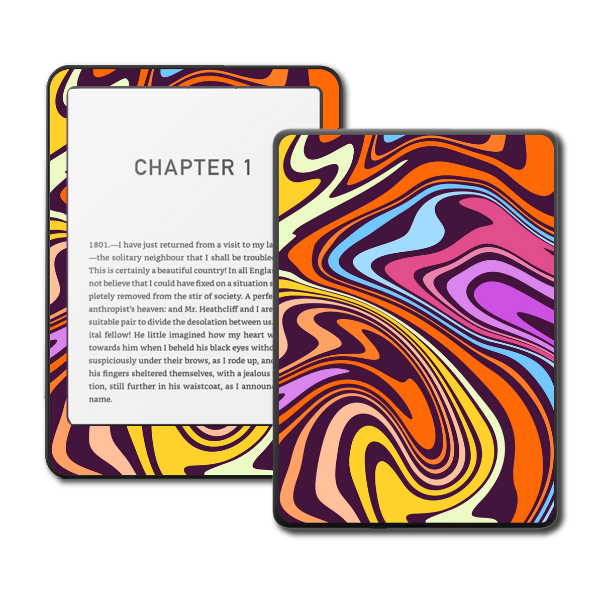 Pixel Pop Rush Kindle Kobo skin main mockup