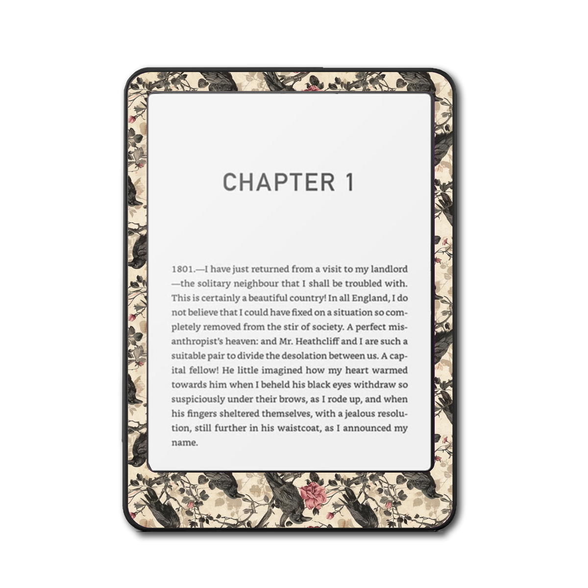 Garden Song e-reader skin - front