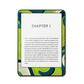Cyber Lime Flow Kindle Kobo skin front
