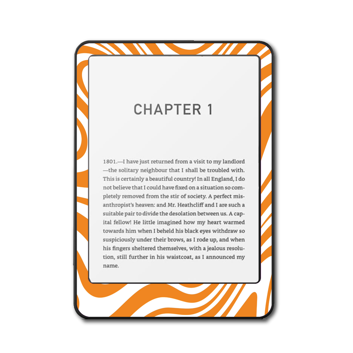 Solar Stripe Kindle Kobo skin front