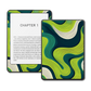 Cyber Lime Flow Kindle Kobo skin main mockup