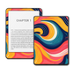 Sunset Static Kindle Kobo skin main mockup