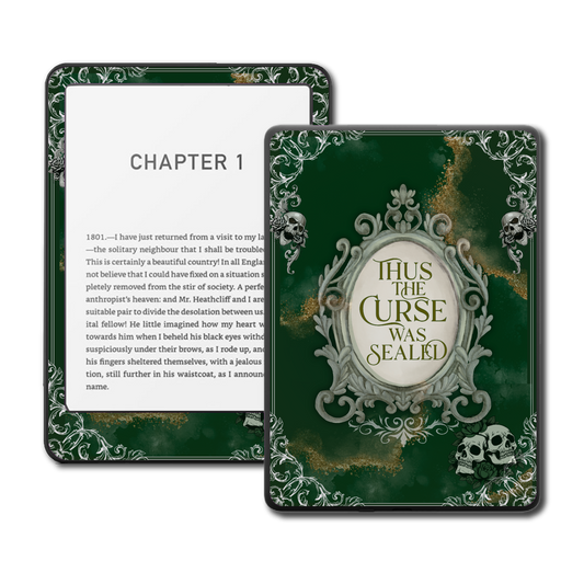 Kindle, Kobo & ColorSoft Skin - Emerald Curse Sealed