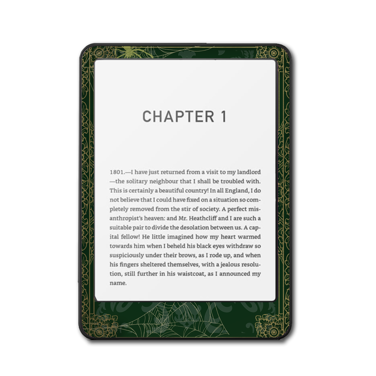 Emerald Distant Land Kindle, Kobo and ColorSoft skin front view