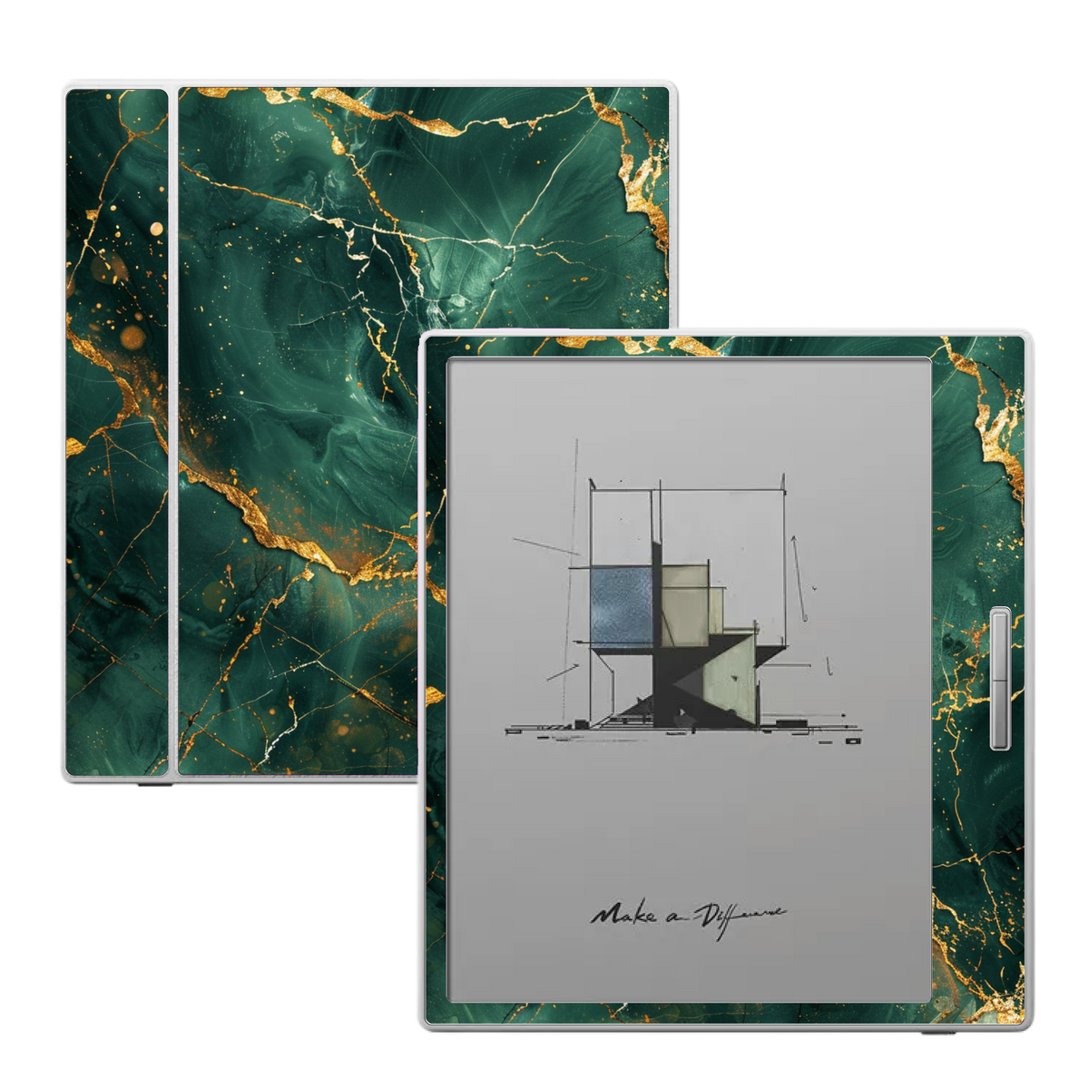 Emerald Gilded skin for Boox Go Color 7 and Boox Palma e-readers