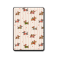Back view of Festive Trinkets Kindle skin decal in red, green and gold