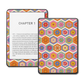 Flower Tiles Kindle, Kobo and ColorSoft e-reader skin - main view
